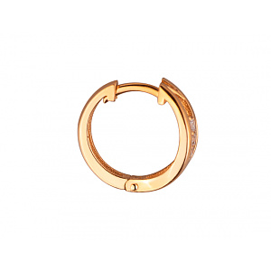 Золоті сережки з фіанітами (1б_с-225) фотографія