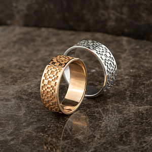 Золотое обручальное кольцо   (2б_к-324) фотография