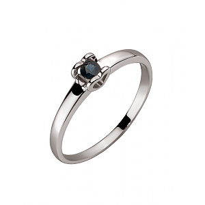 Золотое кольцо с корундом (01-200452944) фотография