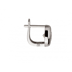 Золоті сережки з цирконієм куб. (01-200575944) фотографія