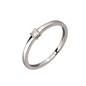 Золотое кольцо с бриллиантом (01-200785644) фотография