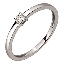 Золотое кольцо с бриллиантом (01-200785644)