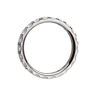 Золотое обручальное кольцо  с бриллиантами (2б_к-195) фотография