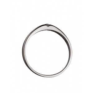 Золотое кольцо с бриллиантом (01-200355445) фотография