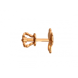 Золоті сережки з цирконієм куб. (01-200573445) фотографія