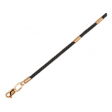 Золотая цепочка с цирконием куб. (01-200599945)