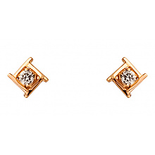 Золоті сережки з діамантами (01-200742445)