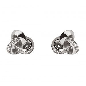 Золотые серьги с бриллиантами (2б_с-074) фотография