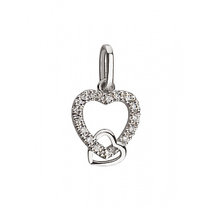 Золотой кулон с бриллиантами (01-18375446) фотография