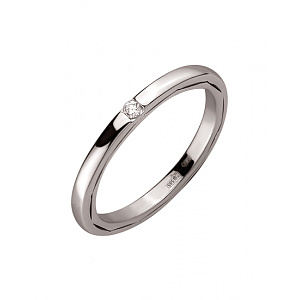 Золотое кольцо с бриллиантом (01-200237246) фотография