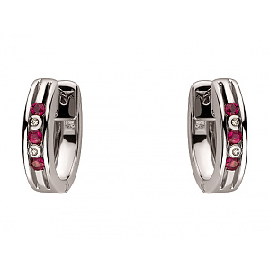 Золоті сережки з діамантами (01-200590046) фотографія