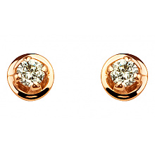 Золоті сережки з діамантами (01-200742446)