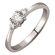 Золотое кольцо с бриллиантами (01-200761546)