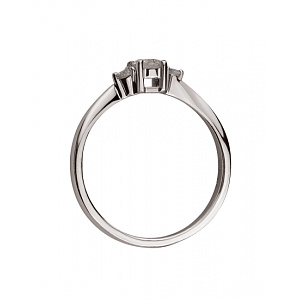 Золотое кольцо с бриллиантами (01-200761546) фотография