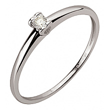 Золота каблучка з діамантом (01-200781046)