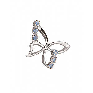 Золотий кулон з цирконієм куб. (01-200130047) фотографія