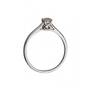 Золота каблучка з цирконієм куб. (01-200264747) фотографія