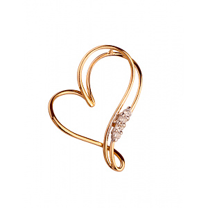 Золотой кулон с бриллиантами (01-200355447) фотография