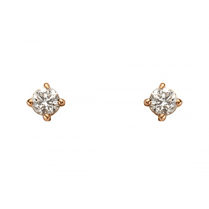 Золоті сережки з діамантами (01-200492247) фотографія