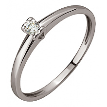 Золота каблучка з діамантом (01-200766247)