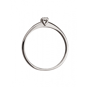 Золота каблучка з діамантом (01-200766247) фотографія