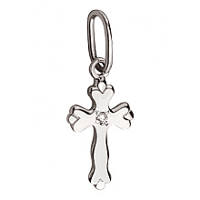 Золотий хрестик з діамантом (01-200807547)