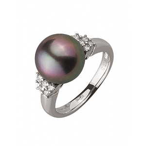 Золотое  кольцо с бриллиантами (01-18754948) фотография