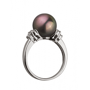 Золотое  кольцо с бриллиантами (01-18754948) фотография