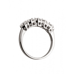 Золотое кольцо с цирконием куб. (01-18989548) фотография