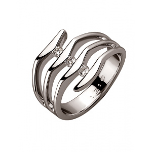 Золотое кольцо с бриллиантами (01-200202548) фотография