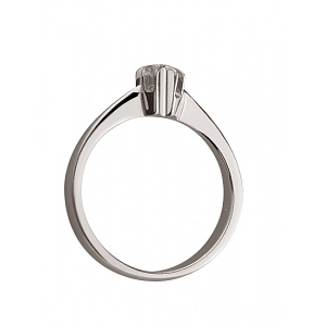 Золота каблучка з діамантом (01-200530748) фотографія