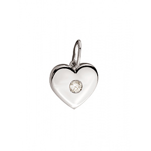 Золотий кулон з діамантом (01-200552648) фотографія