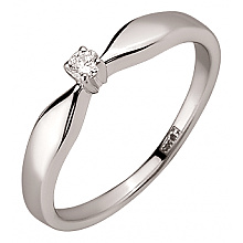 Золота каблучка з діамантом (01-200581648)