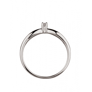 Золота каблучка з діамантом (01-200581648) фотографія