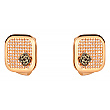 Золоті сережки з фіанітом (цирконієм куб.) 01-200740148 фотографія 1