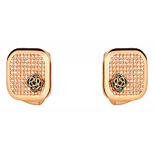 Золоті сережки з фіанітом (цирконієм куб.) (01-200740148)