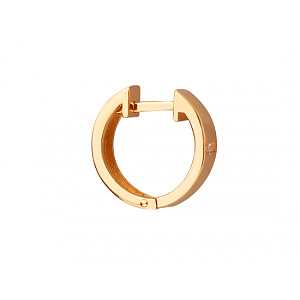 Золотые серьги с фианитом (цирконием куб.) (01-200788548) фотография