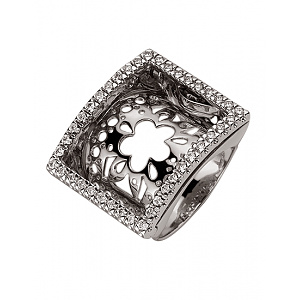 Золотое  кольцо с бриллиантами (01-200462049) фотография