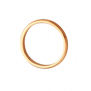 Золота обручка з діамантом (01-200530749) фотографія