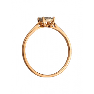 Золотое кольцо с бриллиантами (01-200535149) фотография