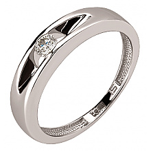 Золота каблучка з діамантом (01-200581649)