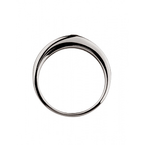 Золота каблучка з діамантом (01-200581649) фотографія