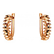 Золотые серьги  01-200633449 фотография 1