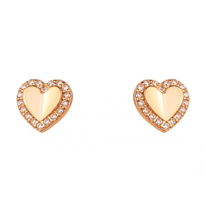 Золоті сережки з фіанітом (цирконієм куб.) (01-200740149) фотографія