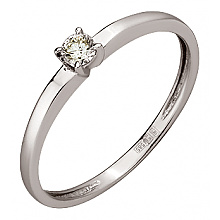 Золота каблучка з діамантом (01-200788549)