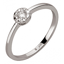 Золотое кольцо с бриллиантами (01-200816049)