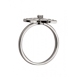 Золота каблучка з фіанітами (2б_к-218) картинка Золота каблучка з фіанітами (2б_к-218) фотографія