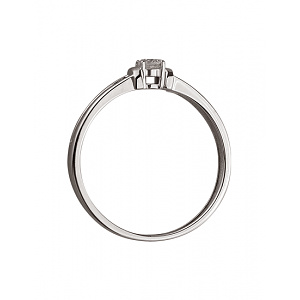 Золота каблучка з діамантом (01-200264750) фотографія