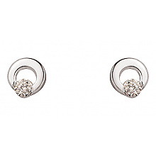 Золоті сережки з діамантами (01-200473850)