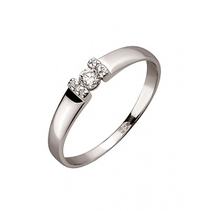 Золотое кольцо с бриллиантами (01-200542650) фотография